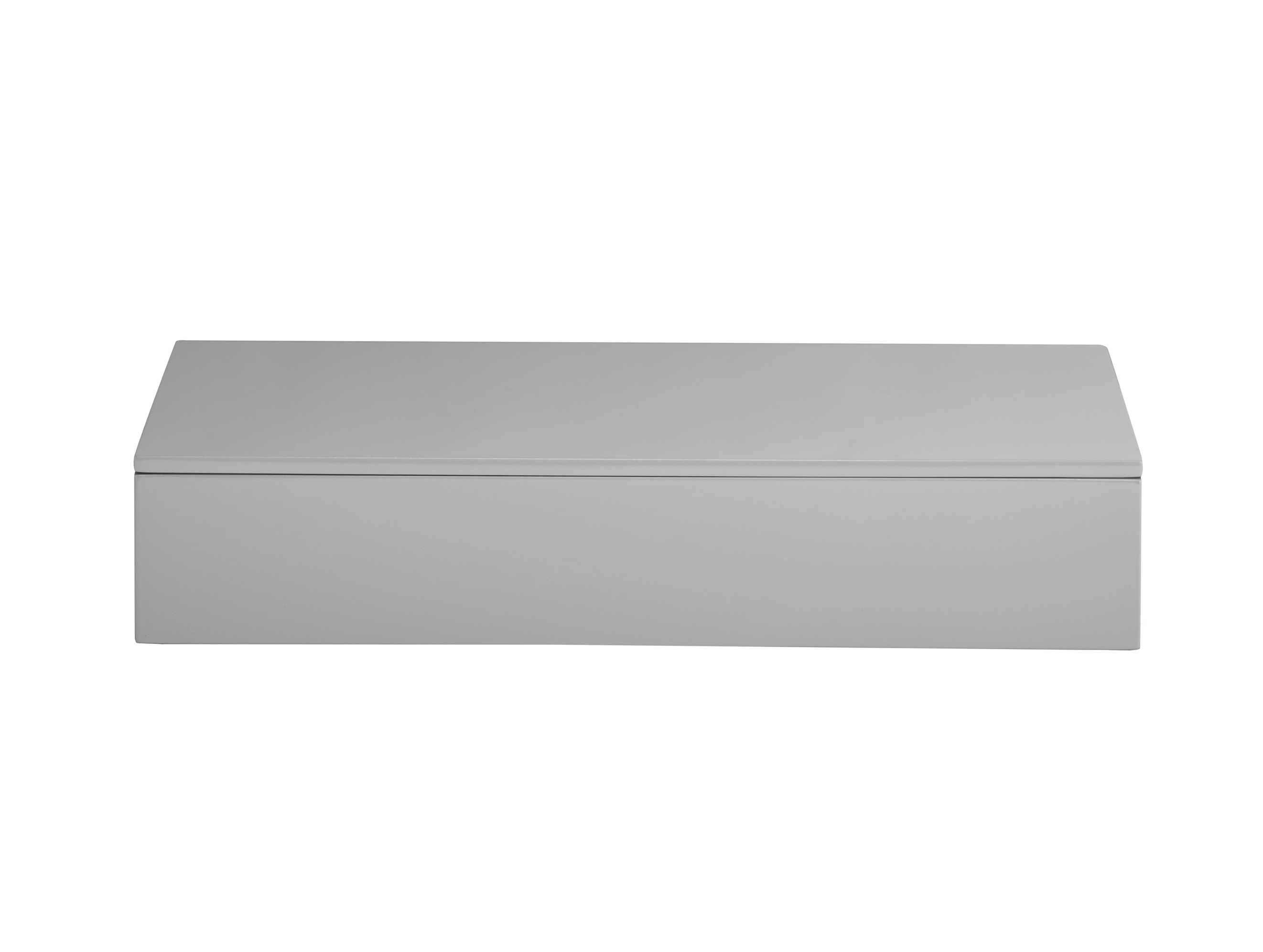 hochglanz light grey Lackbox mit Deckel 